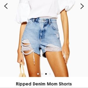 NWT TopShop High waisted shorts